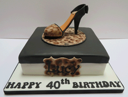 40 shoe cake
